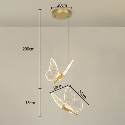 Applique murale LED Anaïs Butterfly au design moderne et décoratif