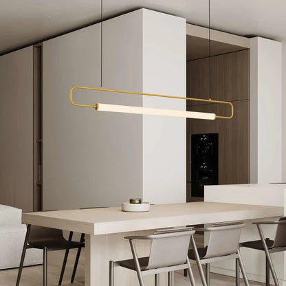 Aurélie Nordic Linear Tube Pendant Light
