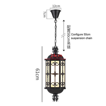 Suspension d'extérieur européenne Aurélie IP55 Lampe de jardin