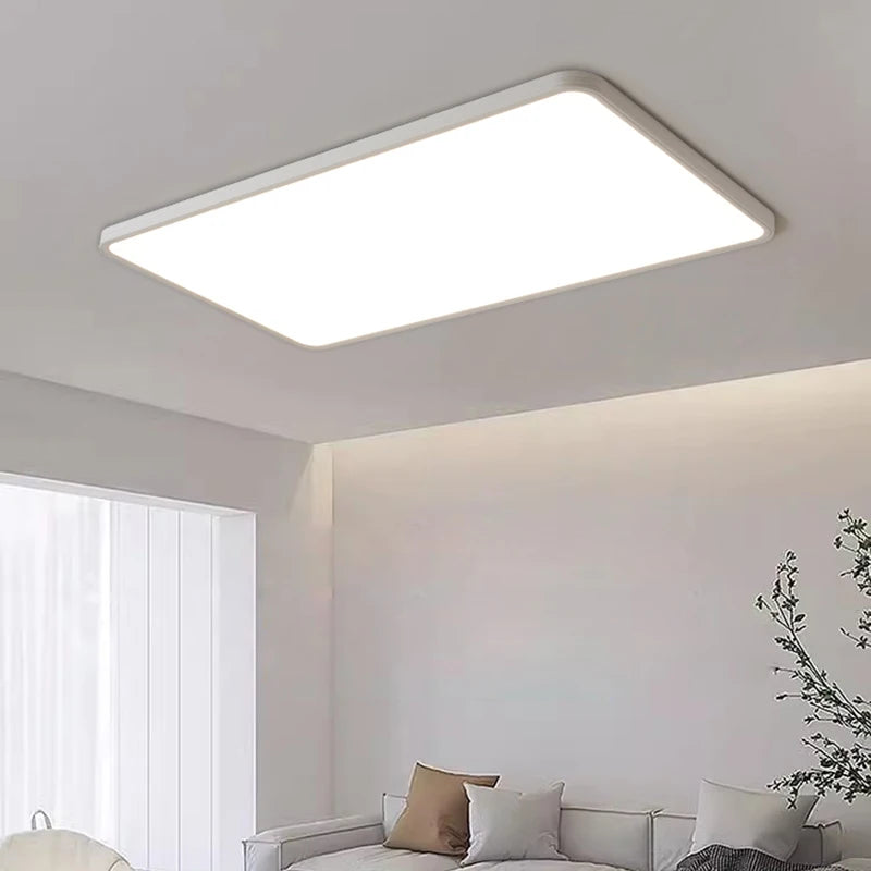 Plafonnier LED Juliette ultra-plat, dimmable avec télécommande, style moderne