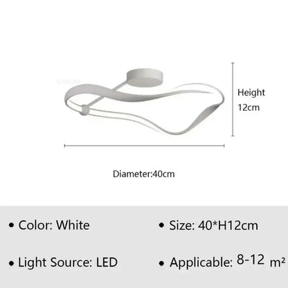 Plafonnier anneau minimaliste Camille
