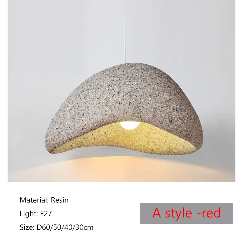 Sophie Wabi Sabi Résine Suspension Plafonnier Minimaliste