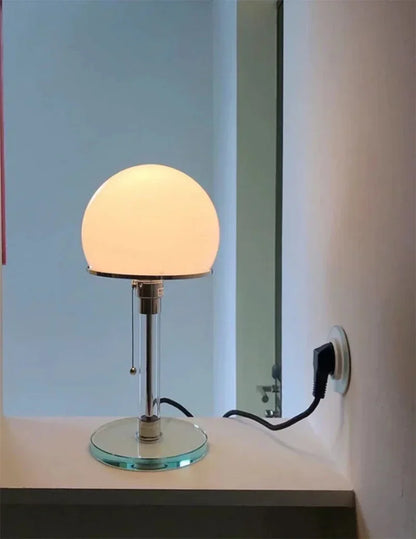 Lampe de table à LED en verre Amélie Bauhaus Glow