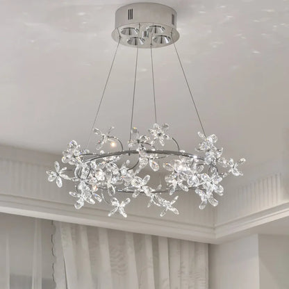 Camille Suspension Guirlande en Cristal Français Lampe de Chambre de Princesse