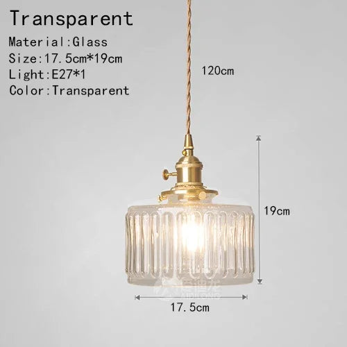 Suspension Camille Luxe Verre Noir et Or