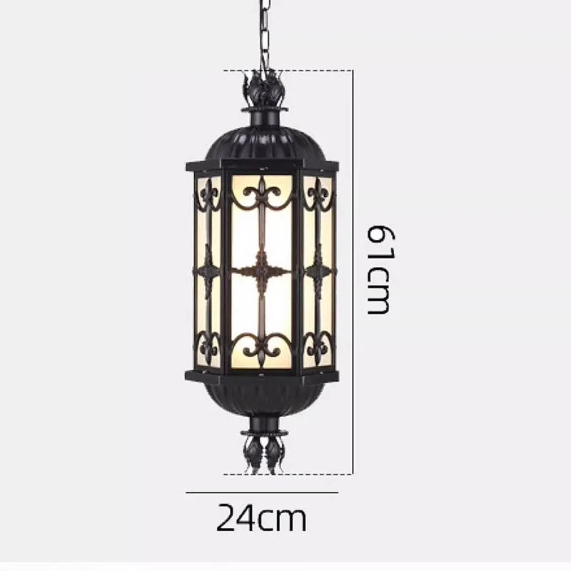 Suspension d'extérieur européenne Aurélie IP55 Lampe de jardin