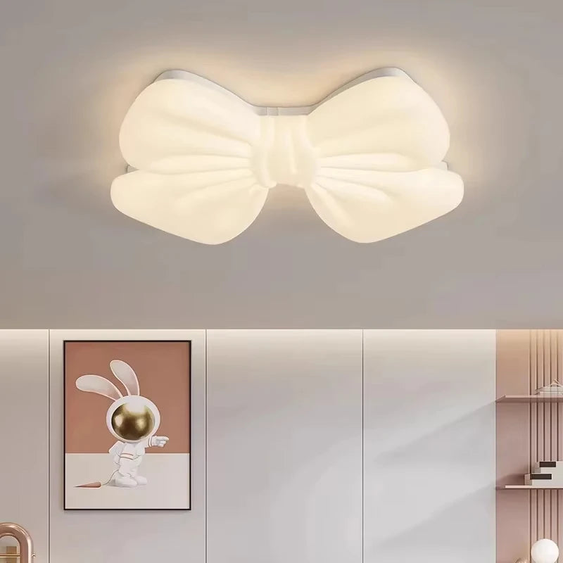Plafonnier LED Nœud Papillon Sophie Creative Lampe Décorative pour Chambre d'Enfant