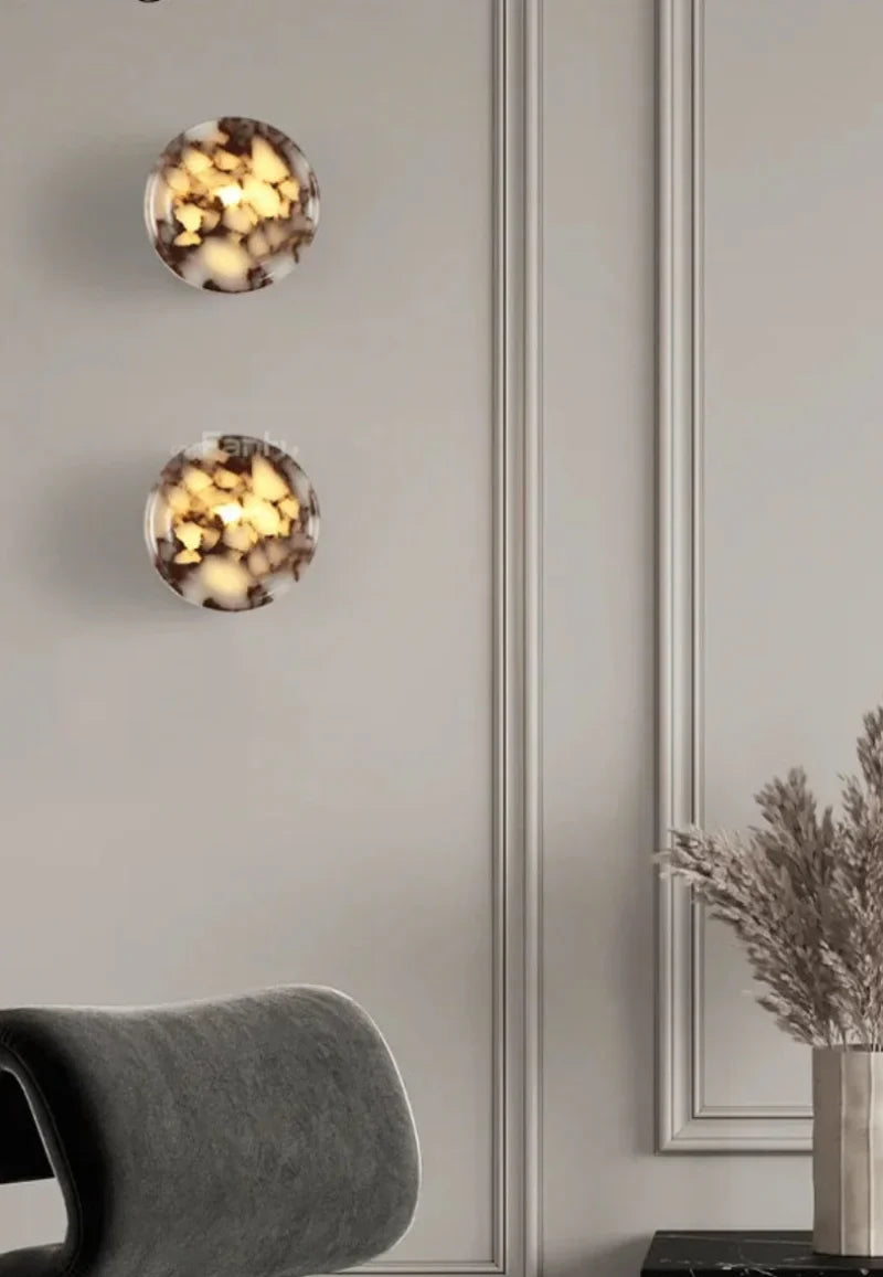 Amélie Lustra Marble LED Wall Sconce