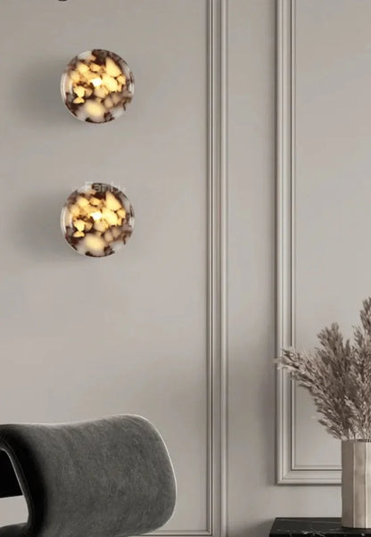 Amélie Lustra Marble LED Wall Sconce