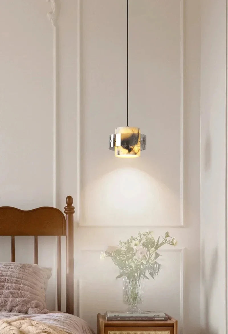 Suspension Selene Marble Halo