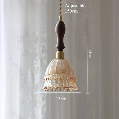 Lina Modern Minimalist Green Glass Pendant Light