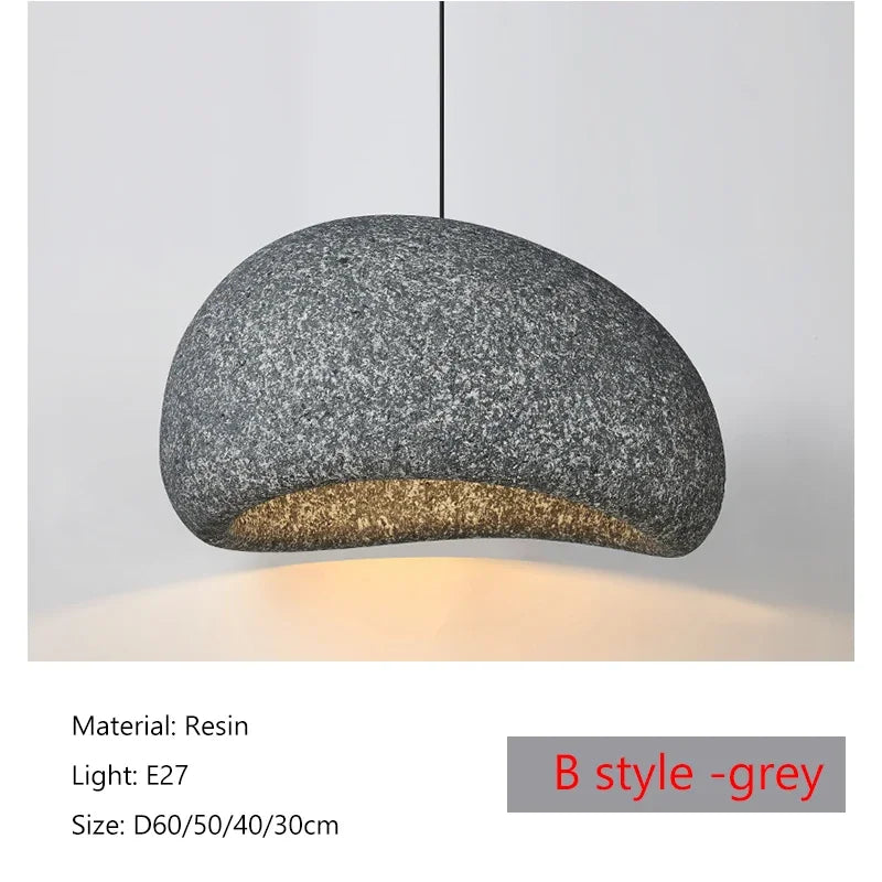 Sophie Wabi Sabi Résine Suspension Plafonnier Minimaliste