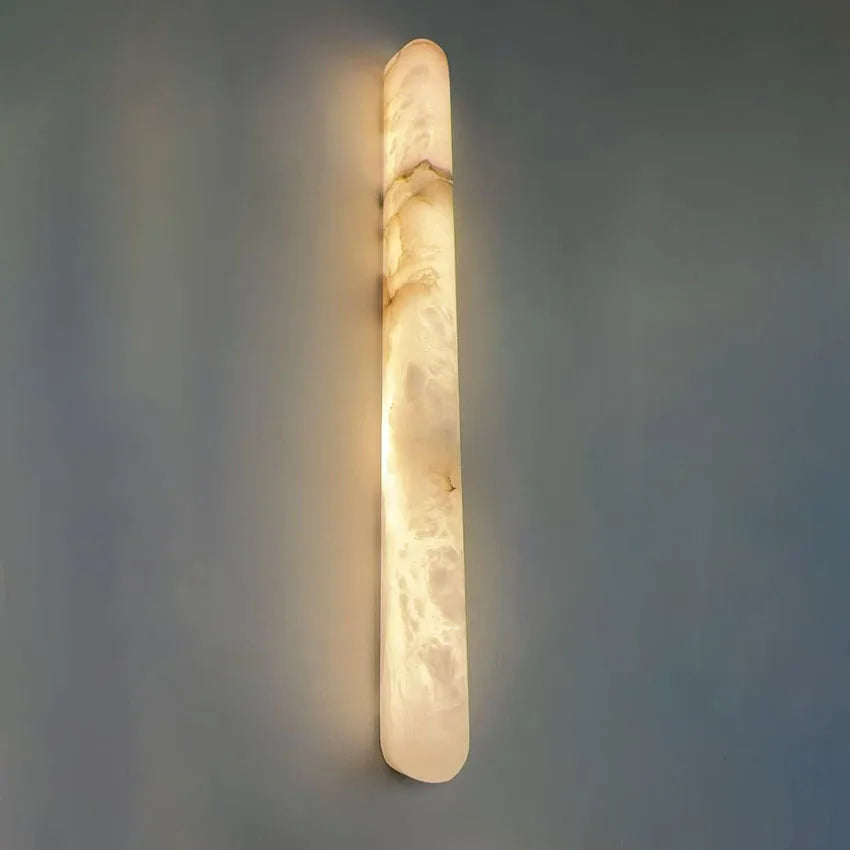 Camille Oval Marble Wall Lamp Luxury LED Sconce Light