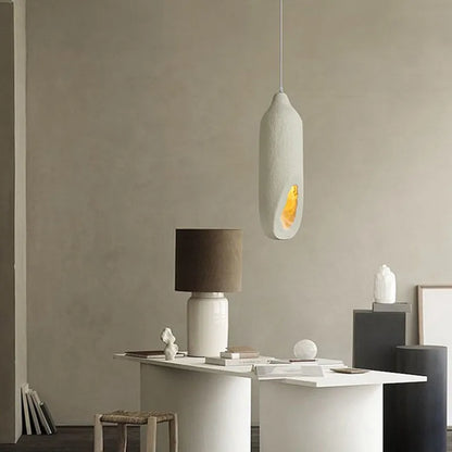 Amélie Wabi Sabi Suspension Ciment Lustre Minimaliste