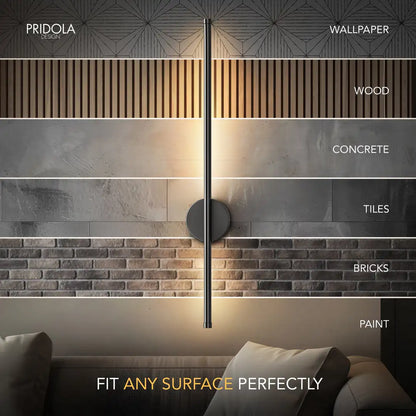 Noémie Wireless Rechargeable LED Wall Sconce with Remote
