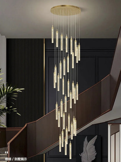 Lustre Pendentif Élodie Escalier de Cristal