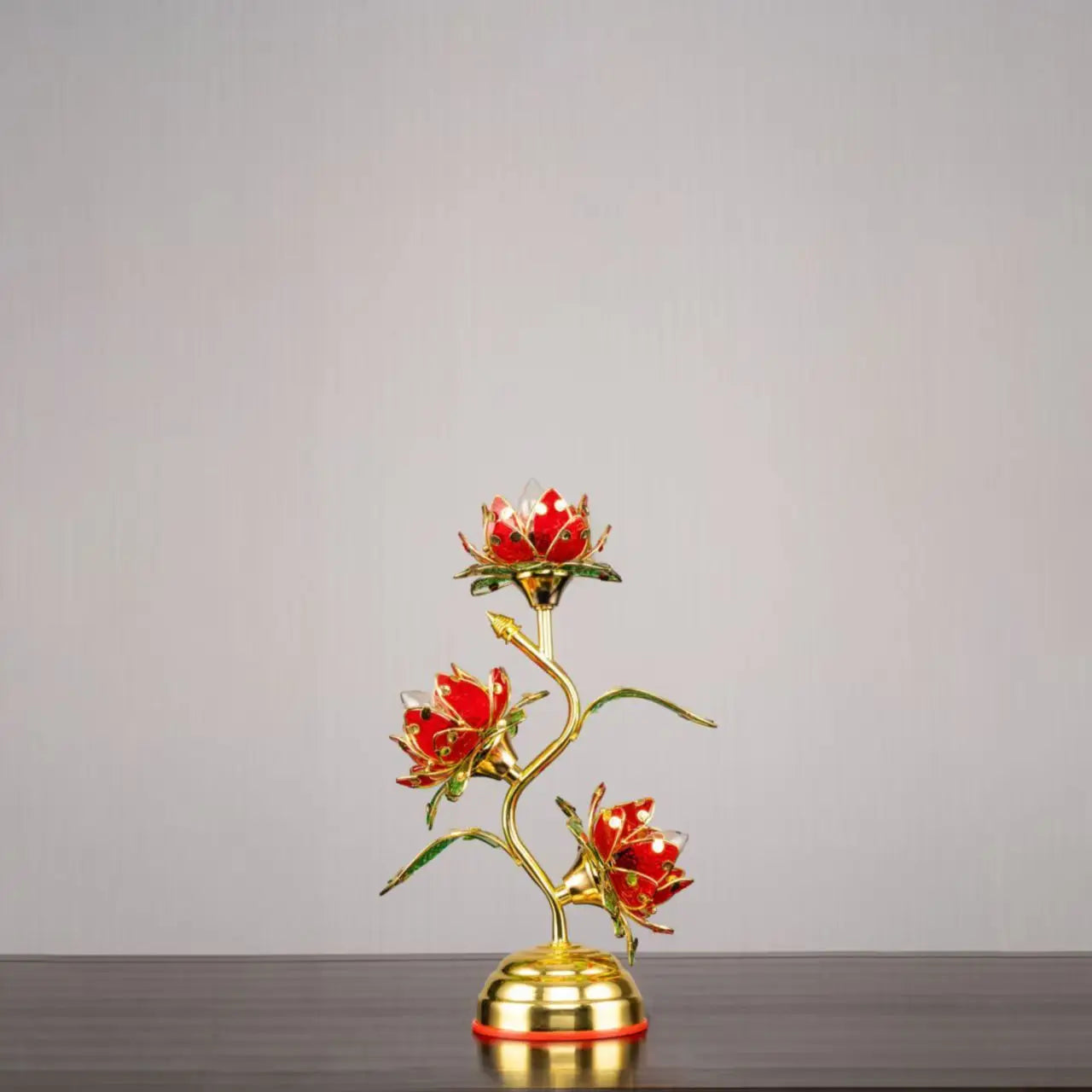 Camille Lotus Color Changing LED Silk Table Lamp E27