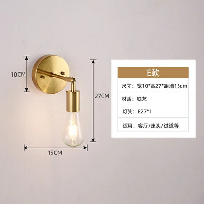 Applique murale Isabelle Double Tête Lampe Miroir Minimaliste