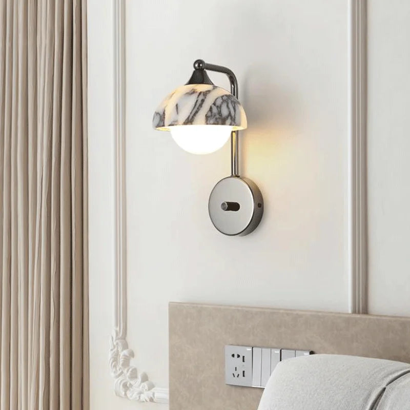 Élodie Orion Marble LED Wall Sconce