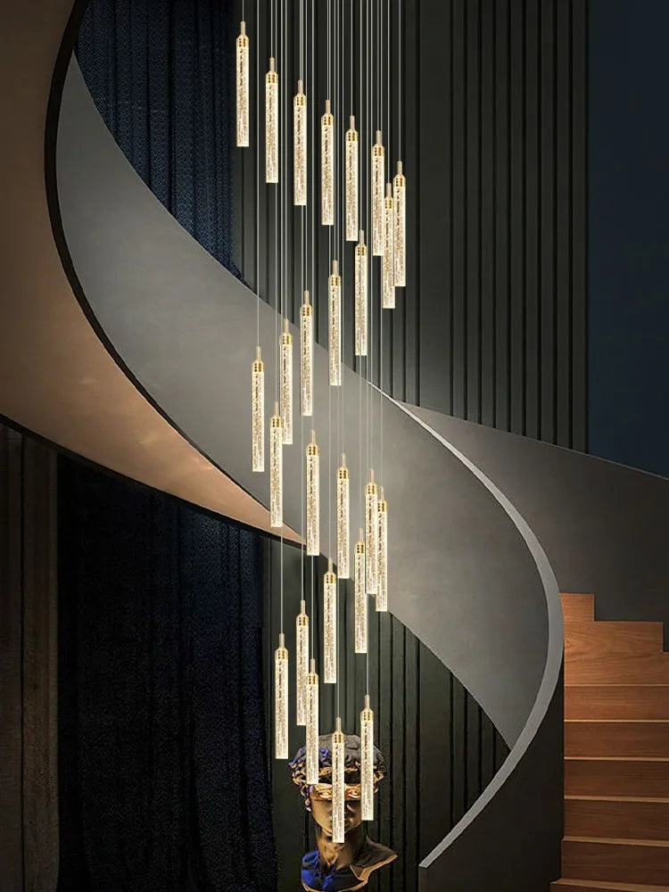 Lustre Pendentif Élodie Escalier de Cristal