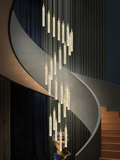 Lustre Pendentif Élodie Escalier de Cristal