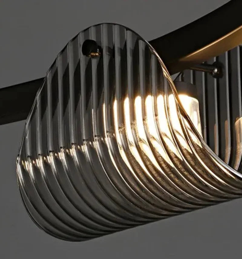 Applique murale LED Camille Obsidian Ray