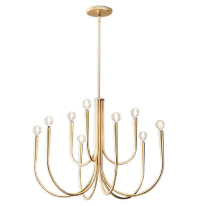 Lustre américain en fer forgé pour salon et restaurant