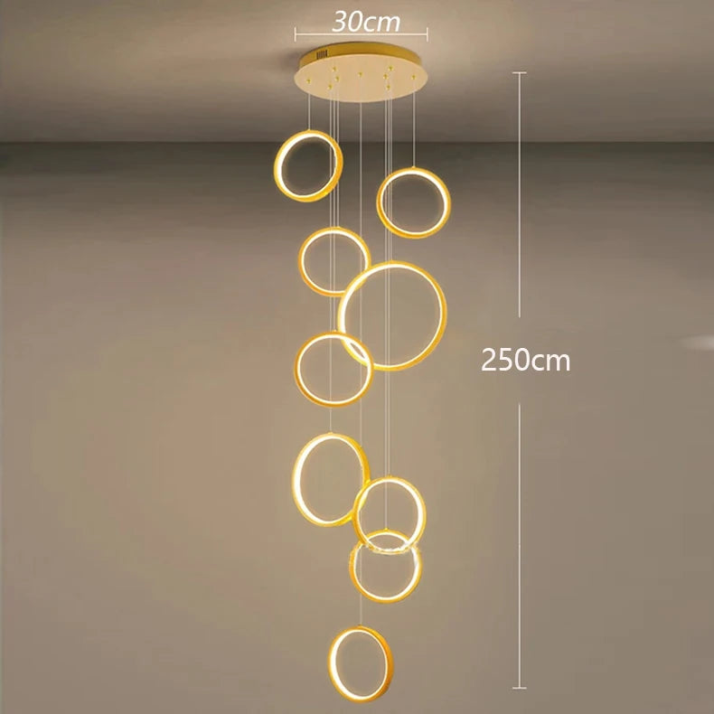 Camille Modern Multi-Head LED Pendant Chandelier Light