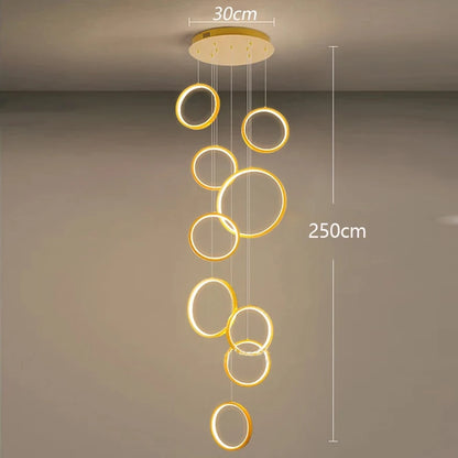 Camille Modern Multi-Head LED Pendant Chandelier Light
