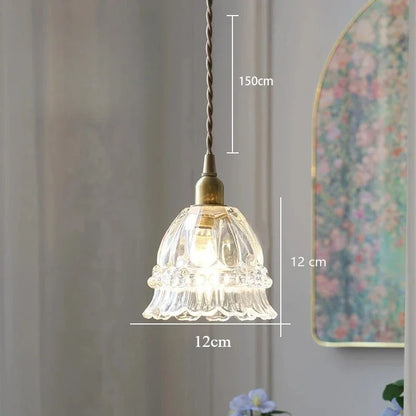 Lina Modern Minimalist Green Glass Pendant Light