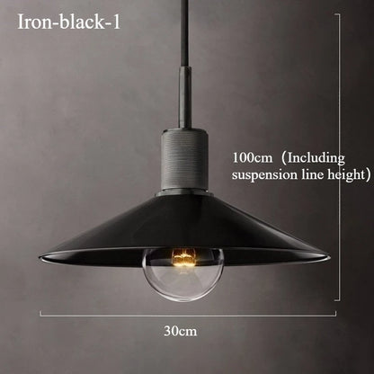 Suspension Inès Industrielle Cuivre Luminaire Rétro Café