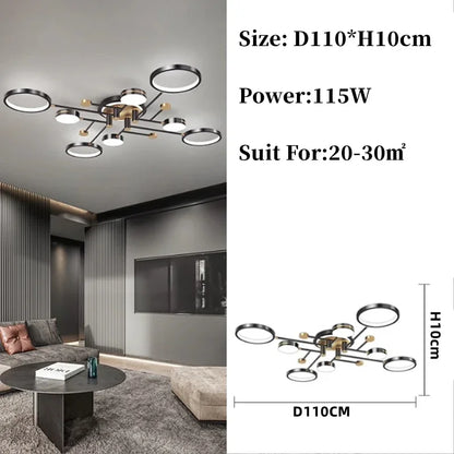 Lustre Moderne Suspendu LED Valérie