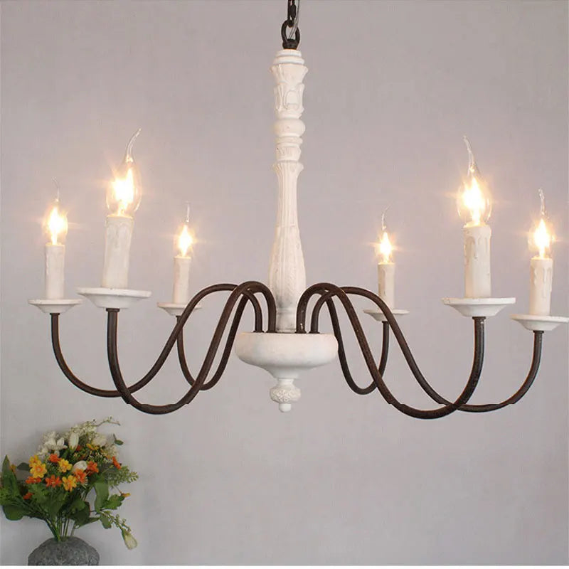 Suspension Vintage en Bois Élodie pour Salons et Salles à Manger