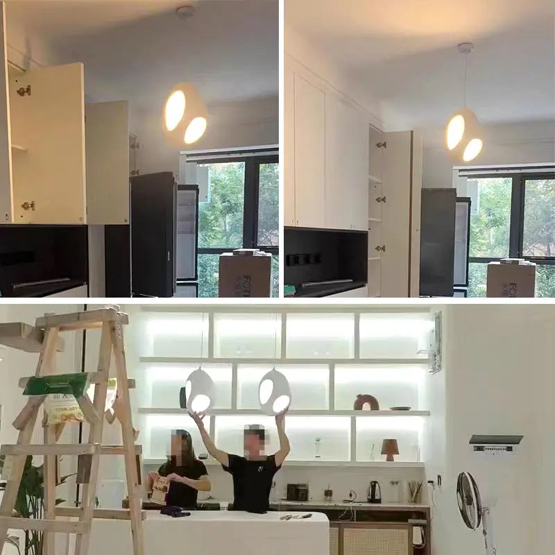 Suspension LED Amélie au design nordique minimaliste
