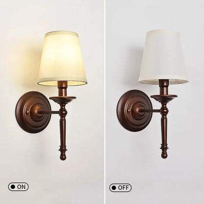 Applique murale Amélie Rétro Café E14, lampe de chevet européenne