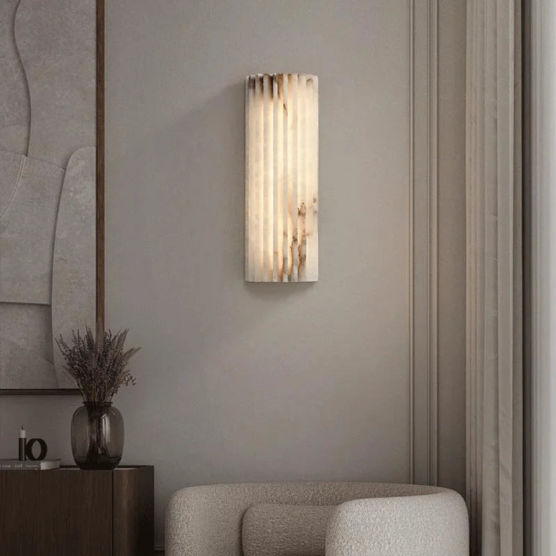 Camille Italian Marble Wall Lamp Luxury Minimalist Sconce Light
