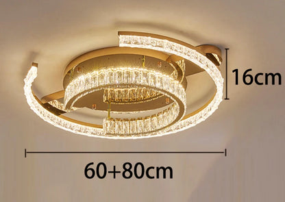 Plafonnier LED moderne – Plafonnier encastré minimaliste en acrylique pour chambre et salon | Options intelligentes de variation d'intensité