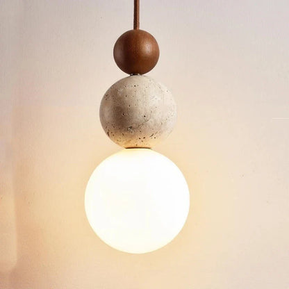Suspension Béatrice Wabi-Sabi en pierre