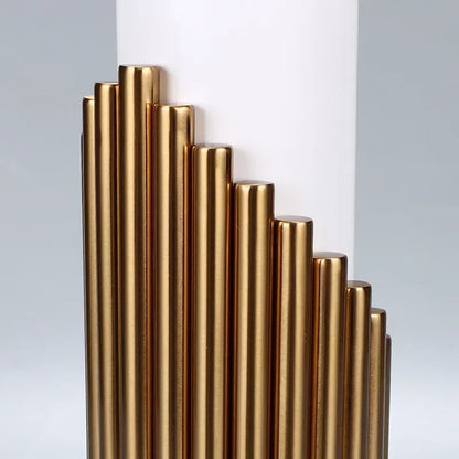 Lampe de Table de Luxe en Marbre avec Accents Dorés Aurelia