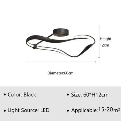 Plafonnier anneau minimaliste Camille