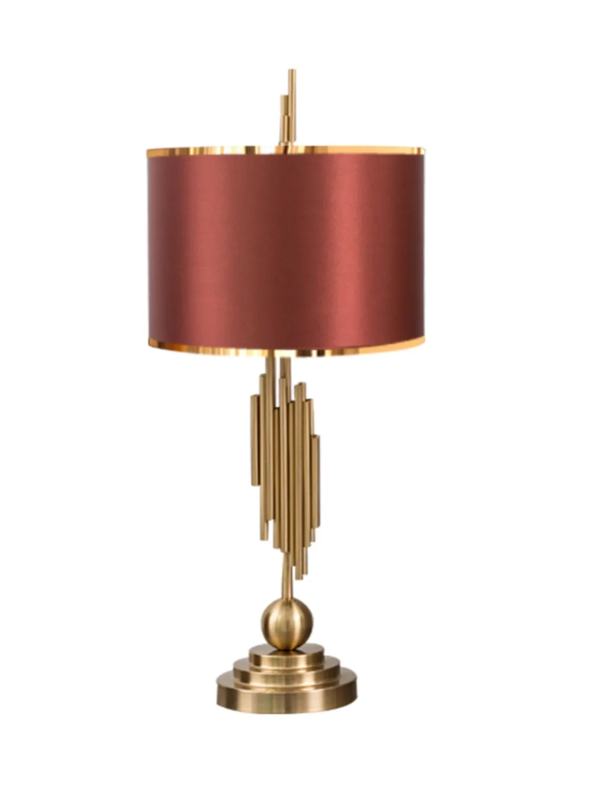 Lampe de table Montréal Luxe avec accents en laiton