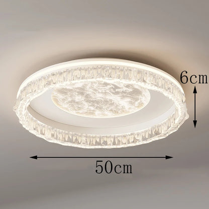 Plafonnier LED Nordique – Fixation encastrée moderne et minimaliste pour Salon et Chambre