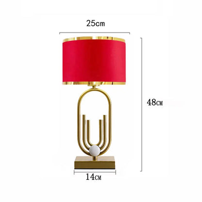 Lampe de table géométrique moderne dorée Orléans