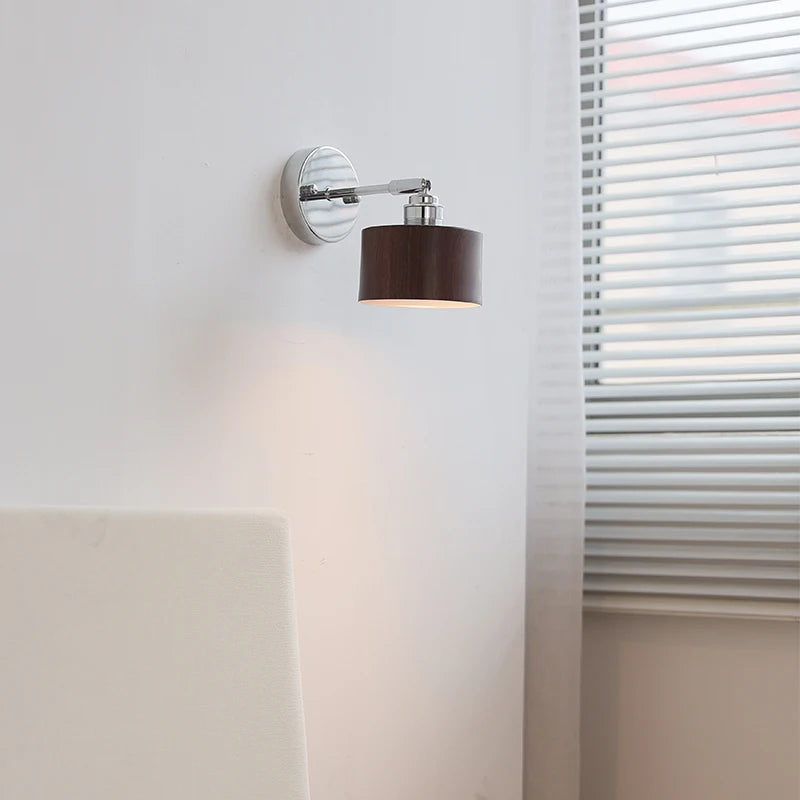 Clara Vintage Industrial Iron LED Wall Lamp Pull Chain