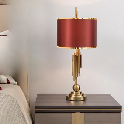 Lampe de table Montréal Luxe avec accents en laiton
