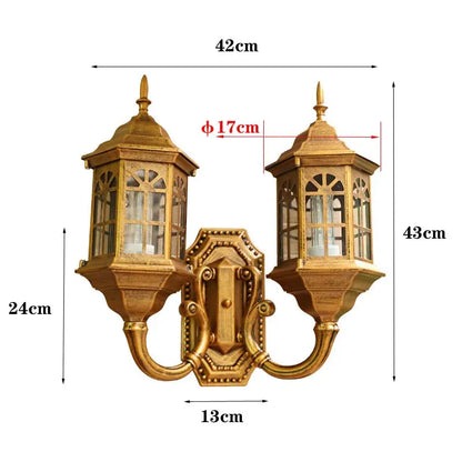 Applique Murale Extérieure Double Tête Amélie Étanche pour Jardin
