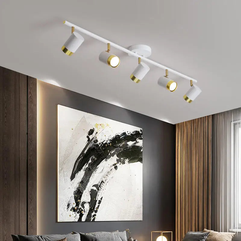 Plafonnier Projecteur LED Élise Noir & Blanc Moderne