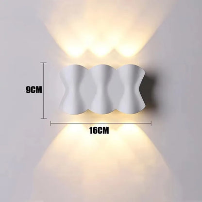 Colette Outdoor Up Down Wall Light Waterproof LED Fixture