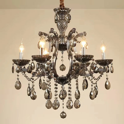 Lustre de restaurant nordique Éclairage classique de salon Lampe suspendue en cristal Lumière suspendue moderne pour la maison Lampe suspendue de hall