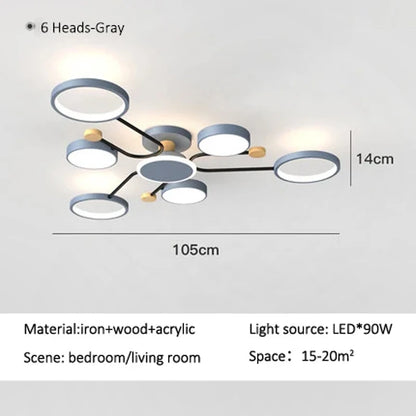 Céline Modern Multi-Light LED Ceiling Chandelier